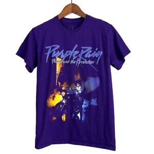 Prince Purple Rain Graphic Tee Revolution Short Sleeve - M